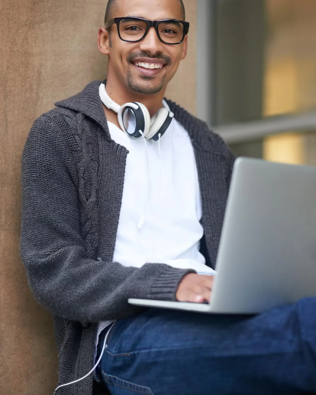 Education technology professional in a campus setting