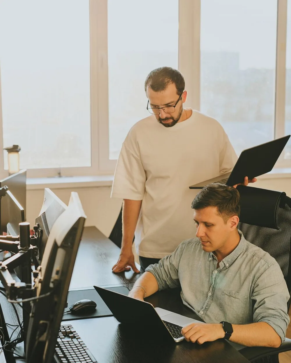 QA and engineering team validating a release together